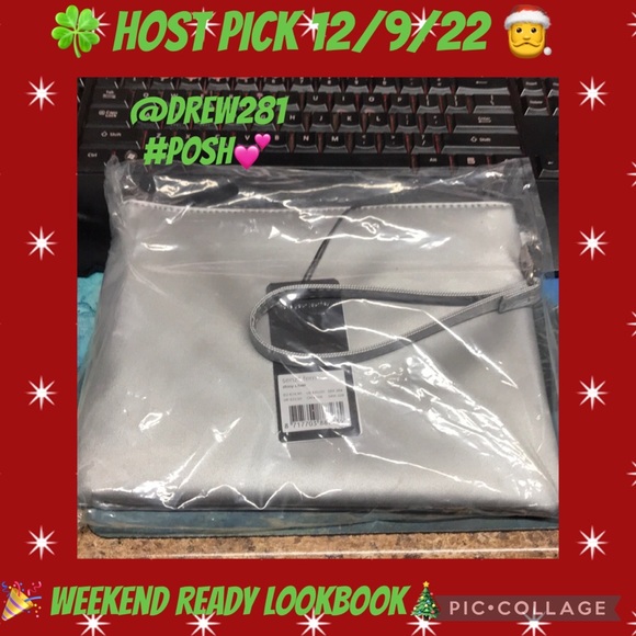 Senz fern shiny silver clutch/ Mini bag New - Picture 5 of 6